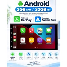 Mehter AKS-780 2gb Ram 32GB Hafıza Android Multimedya Car Playli Double Teyp 7inç Youtube Kamera