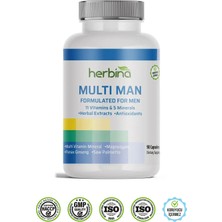 Herbina Multi Man Erkeklere Özel Multivitamin Kapsül