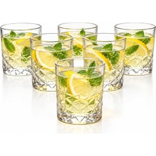 Str Store 6’lı Kahve Yanı Bardağı Seti 75 ml – Desenli Cam Mini Bardak, Espresso & Türk Kahvesi Su Bardağı, Şık ve Dayanıklı Tasarım