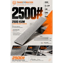 Transformacion 2500 Kum Elmas Bıçak Bileme Taşı Plakası 15X2 cm 1mm Süper Ince 723792