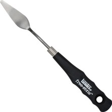 Str Store 119915 Profesyonel Boya Bıçağı, Akrilik Boyalar Veya Yağlı Boyalar Için Fırçalanmış Paslanmaz Metal Bıçaklı - Boya Bıçağı No.15