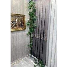 Str Store Titus Gümüş FJ632145 V-5422 1/3 Sık Pileli Fon Perde 80 x 270