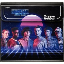 Str Store Trapper Keeper Binder, Stranger Things, 1 Inç Bağlayıcı 2 Klasör ve Ekstra Cep Içerir, Neon (261138G-25)