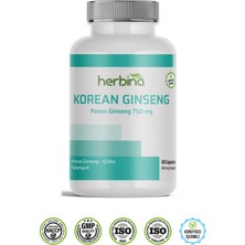 Herbina Ginseng Selenyum Çinko 60 Tablet