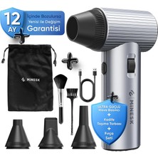 Str Store G500 Hyperwind™ Turbo Jet Fan Hava Üfleyici - 【turbo Modda 500 Gram Hava Üfleme Gücü】- Ultra Güçlü Hava Basıncı -Taşıma Torbalı ve Ekstra Nozullu