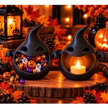 TOFF Garage Halloween Cadılar Bayramı Hayalet Şekerlik ve Tealight Mumluk