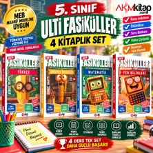 Akm Kitap Ulti Yayınları 5. Sınıf Ulti Fasikülleri Seti 4 Kitap