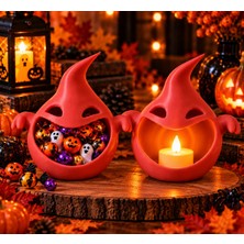 TOFF Garage Halloween Cadılar Bayramı Hayalet Şekerlik ve Tealight Mumluk