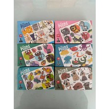 Seyfi Kırtasiye 30 Parça Karton Puzzle Mini Boy 6'lı Set 4