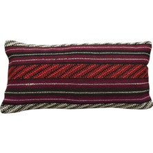 Zehra Abla Halı Yeni El Dokuma Dekorluk Lumbar Kilim Kırlent Yastık Kılıfı 7717