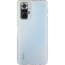 Wess Xiaomi Redmi Note 10 Pro Kılıf Şeffaf Kamera Korumalı Yumuşak Silikon