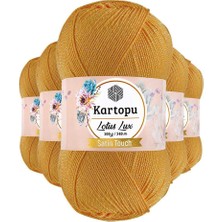 Kapamarka 5 Adet Lotus Lux Bikini Büstiyer Bluz Simli Örgü Ipi K318 Koyu Sarı
