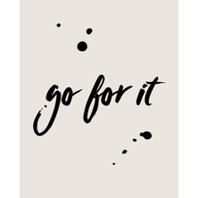 Go For It: Bullet Grid Journal, 150 Dot Grid Pages, 8X10, Professionally Designed