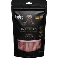 Plus Snackies Natural Keçi Etli Şeritler Premium Köpek Ödül Maması 170 G