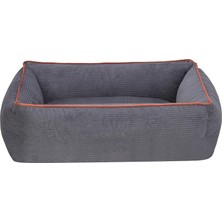 Golf Vita Gri Kedi ve Köpek Yatağı Xs 45X55CM