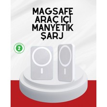 Hace Bazaar Şık Tasarımlı Magsafe Araç Telefon Tutucu Type-C Girişli