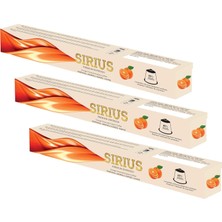 Sirius Premium Portakal Aromalı Kapsül Kahve (Nespresso Uyumlu) - 10 Adet (3 Paketi)
