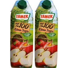 %100 Elma Suyu 1 L 2li Paket
