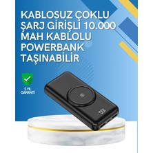 Hace Bazaar Iphone ve Android Uyumlu 10000MAH Powerbank – Hem Kablolu Hem Kablosuz