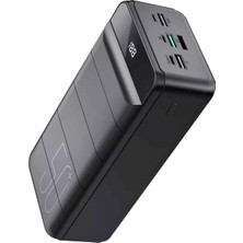 Dolozena Mah Kapasiteli Powerbank 4 USB Çıkışı ile Type-C Uyumlu (50.000 Model)