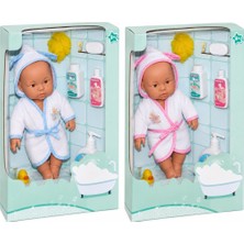Dolozena Banyo Zamanı Bebek Seti 35 cm +3 Yaş