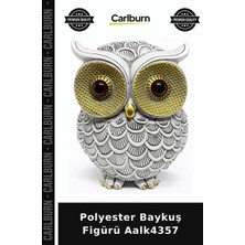Carlburn Özel Üretim Dekoratif Hediye Salon Aksesuar Ev Polyester Baykuş Figürü AALK4357