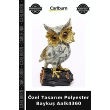 Carlburn Özel Üretim Dekoratif Figür Hediyelik Salon Ev Aksesuarı Stil Özel Tasarım Polyester Baykuş AALK4360