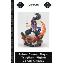 Carlburn Özel Üretim Figür Hediye Dekoratif Anime Demon Slayer Tsugikuni Figürü 28 cm ALK5312