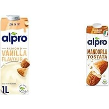 Badem Vanilya Bitki Bazlı Içecek 1l ve Alpro Badem Bitki Bazlı Içecek 1 L