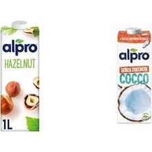 Fındık Bitki Bazlı Içecek 1 L ve Alpro Şekersiz Hindistan Cevizi Bitki Bazlı Içecek 1 L