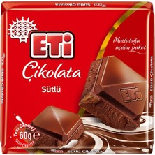 Sütlü Kare Çikolata 60 G