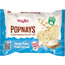 Popnays Deniz Tuzlu Yulaflı Basmati Pirinç Patlağı 4'lü 32 Gram