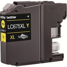 Brother LC675XLY Orijinal Sarı Mürekkep Kartuşu 1.200 Sayfa