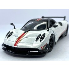 Kinsmart 2016 Pagani Huayra Bc Lisanslı Model Oyuncak Araba 1:38 Beyaz Çek Bırak Özellikli