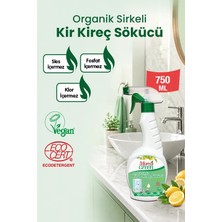 Mom's Green Limonlu Organik Sirkeli Kir ve Kireç Sökücü Sprey 750 ml Doğal Temizlik Özelliği