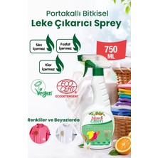 Mom's Green 750 ml Bitkisel Leke Çıkarıcı Sprey Portakal Kokusuyla Derinlemesine Temizlik Sağlar