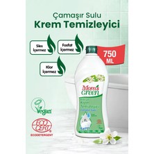 Mom's Green 750 ml Bitkisel Krem Temizleyici Banyo Doğal-Bitkisel Çamaşır Sulu Vegan ve Çevre Dostu