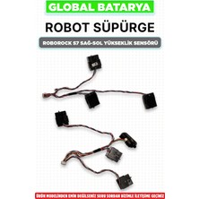 Global Batarya Roborock S7 Sağ ve Sol Yükseklik Sensörü Seti (Düşme Sensörü) – Orijinal Çıkma Test Edilmiş