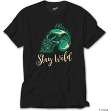 Z zepplin Stay Wild Siyah Tişört