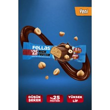 Fellas Çikolata Kaplı Yüksek Protein Bar - Fındıklı (40 G) x 12 Adet