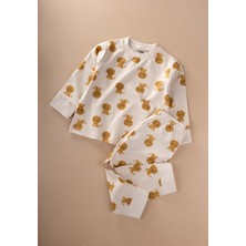 Cigit Pijama Takım 1-7 Yaş Ekru