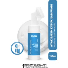 TTO-X Ayak Bakım Köpük Şampuanı 150 ml – Arındırıcı, Ferahlatıcı ve Antibakteriyel Ayak Bakımı