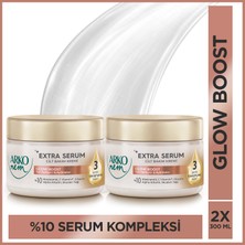 Arko Nem Extra Serum Glow Boost Ton Eşitleyici & Aydınlatıcı Cilt Bakım Kremi Skualen Yağlı 2X300 ml