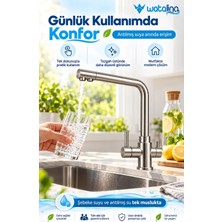 Lüks Üç Yollu Musluk – Su Arıtma Cihazı Uyumlu