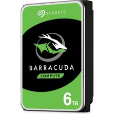 Seagate Barracuda ST6000DM003 Sata 3.0 5400 Rpm 3.5" 6 Tb Harddisk - Outlet