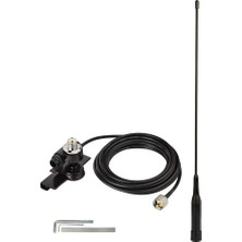 Motto Dual Band Vhf/uhf Esnek Antenli Ground’lı Araç Telsiz Anteni (Kablolu)