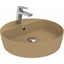 Creavit Loop 45CM Masa Üstü Çanak Lavabo Extra Mat Cappuccino