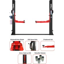 GAPTOOLS PROFESSIONAL  4 Ton Iki Sütunlu Yarı Otomatik Hidrolik Lift GPL01