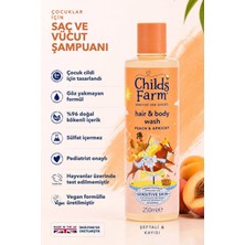 Childs Farm Şeftali ve Kayısı Özlü Çocuk Saç ve Vücut Şampuanı 250 ml