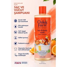 Childs Farm Organik Tatlı Portakal Özlü Çocuk Saç ve Vücut Şampuanı 500ML